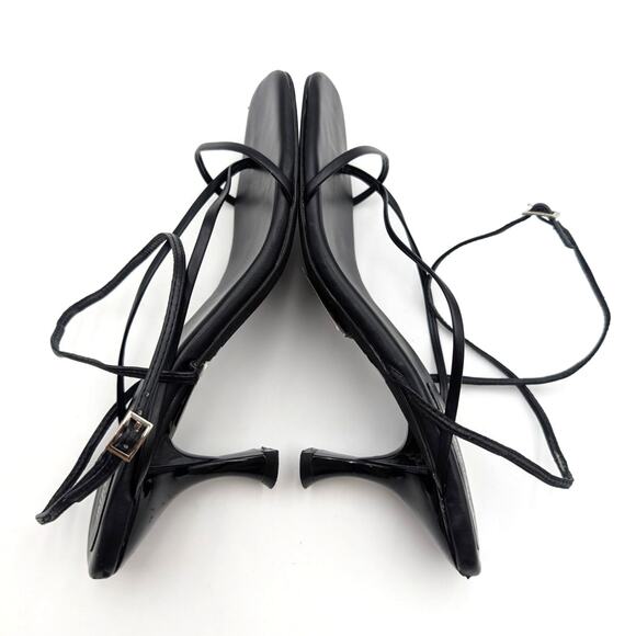 Jeffrey Campbell Leeda Ankle Strap Heel Sandal Women's Black Size US9.5 EU40 - Picture 11 of 15